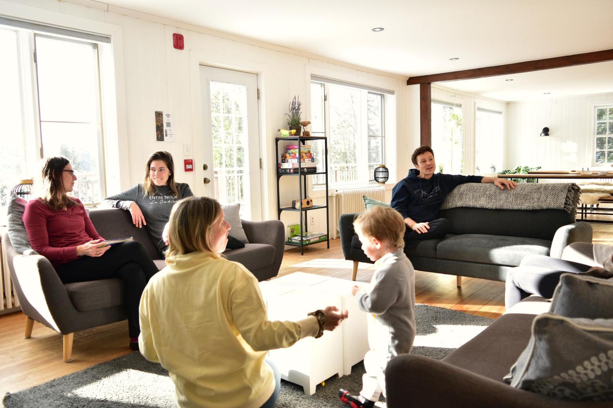 Le Partage Lodge: Destination Plein Air Et Sociale Val-Morin Exterior foto