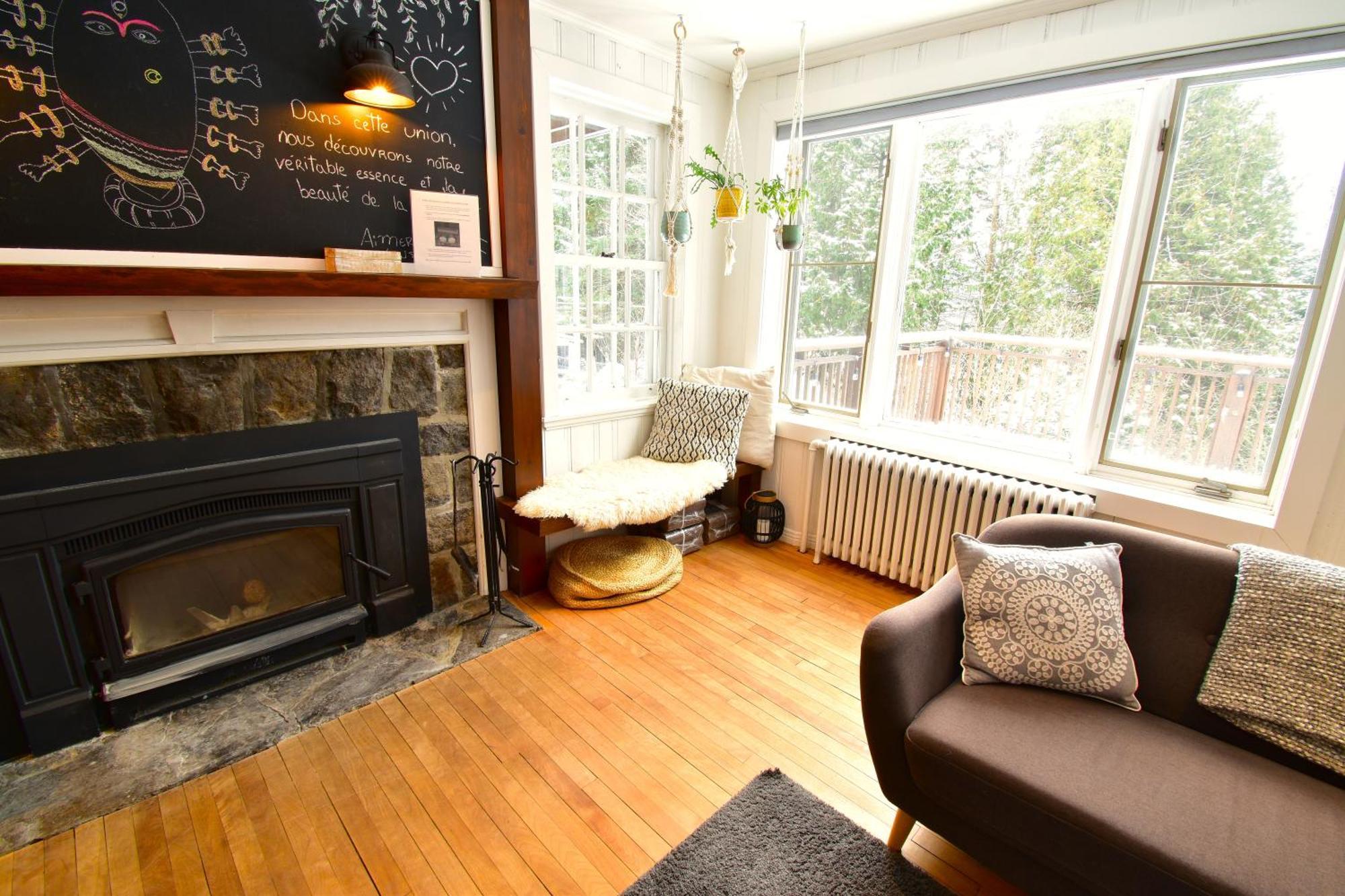 Le Partage Lodge: Destination Plein Air Et Sociale Val-Morin Exterior foto